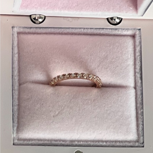 Engagement wedding ring set gold diamonds - Picture 13 of 16